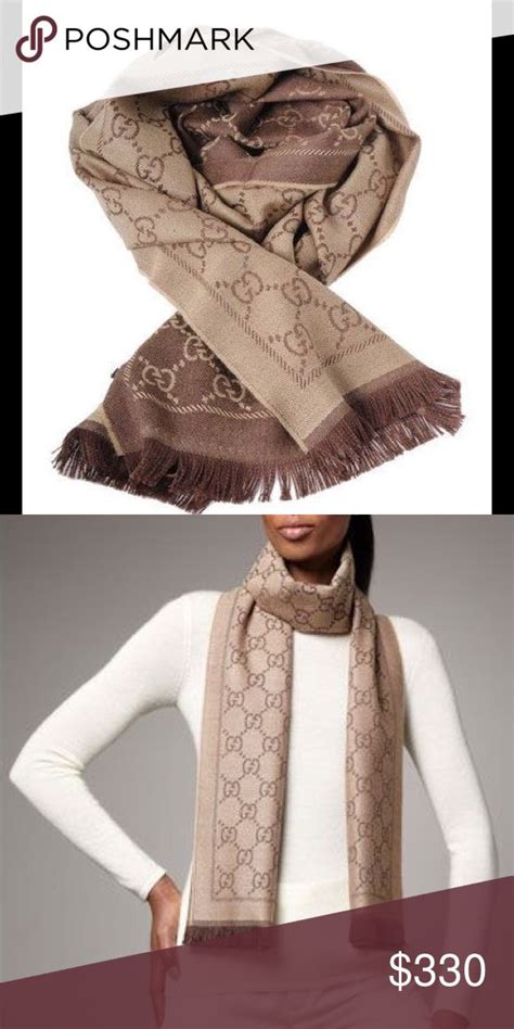 gucci thin scarf|Gucci scarf celebrities.